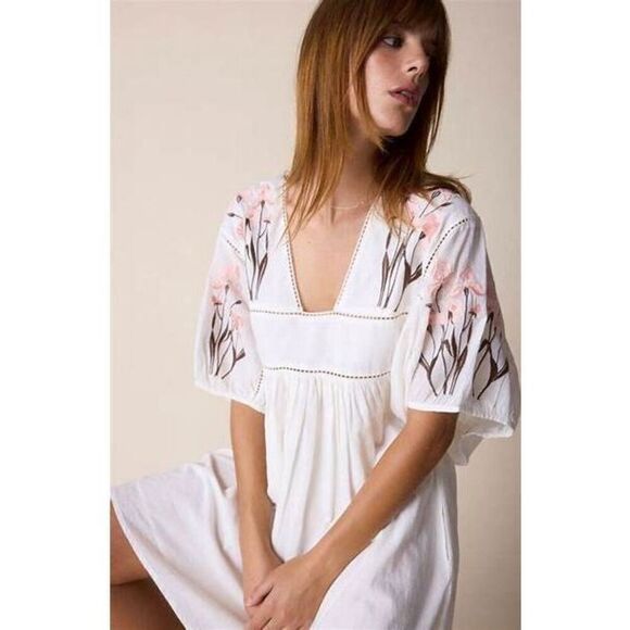 St. Roche NWT Lake Mini Dress in Ivory Size M - Picture 2 of 4